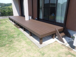 ウッドデッキ設置