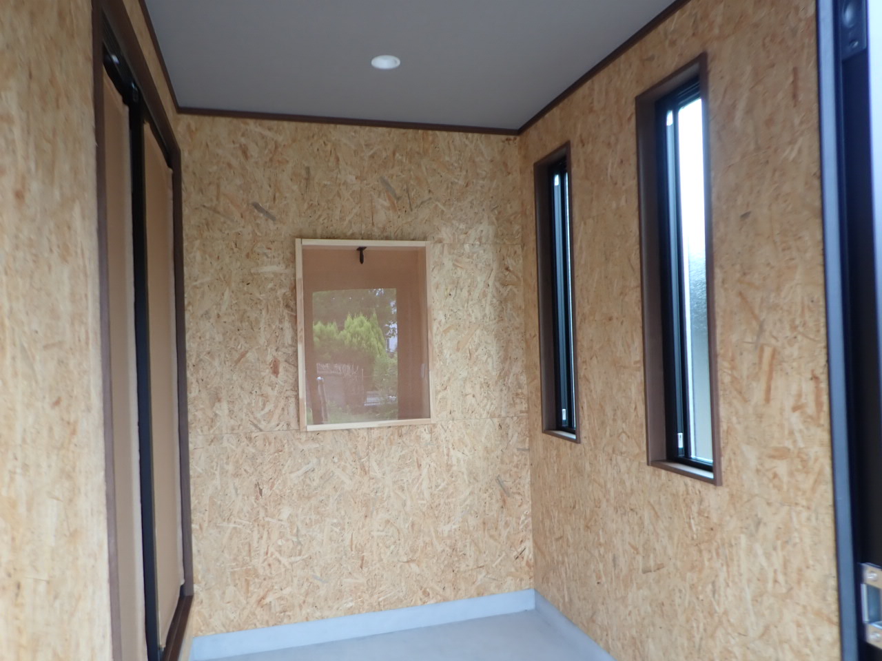 バイクガレージ工事