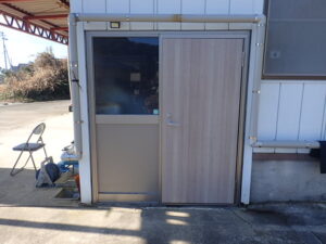 Ｙ様事務所入口ドアリフォーム工事（いわき市平）
