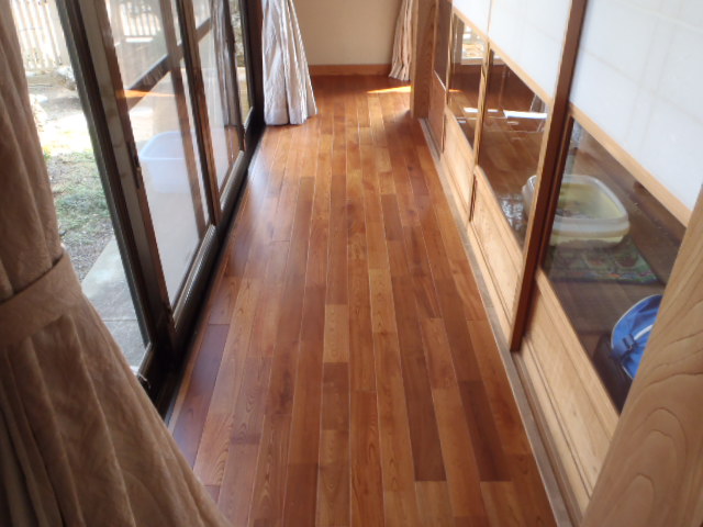 Ｓ様床フロア改修工事（いわき市小名浜）