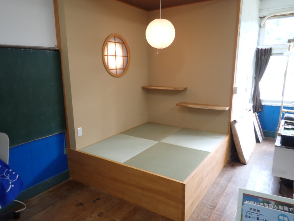 めだかの学校様和室スペース工事（いわき市田人）